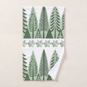 木のタオル3 バスタオルセット (ハンドタオル)