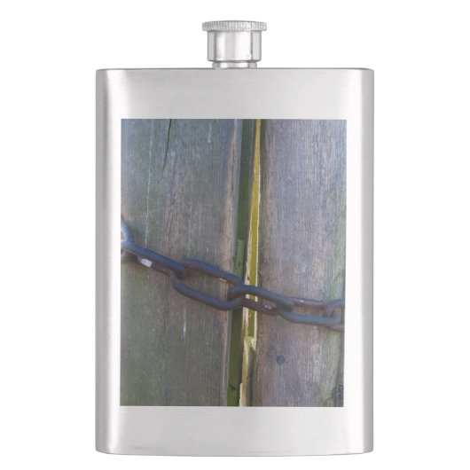 木のチェーン フラスク (正面)