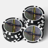 木のチェーン ポーカーチップ (積み重ね)