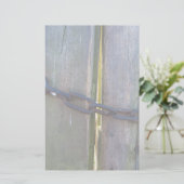 木のチェーン 便箋 (スタンド正面)