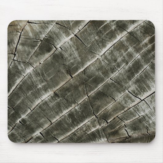 木のテクスチャの写カッコいい真 マウスパッド (正面)