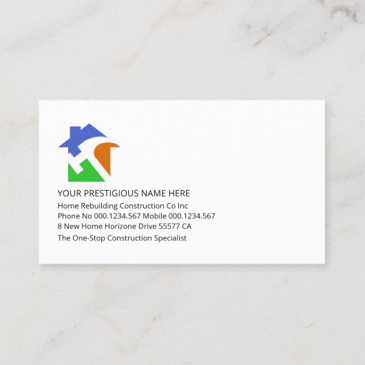 木のテクスチャの手書きツール 名刺 (裏面)