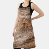 木のテクスチャの粗無地のい木 エプロン (インサイチュ)