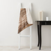 木のテクスチャの粗無地のい木 シェルパブランケット (インサイチュ)