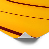 木のテクスチャ、線形抽象化背景 ポスター (角)