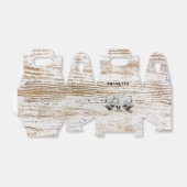 木のテクスチ素朴アディアウッドランドモノグラム フェイバーボックス (折り畳みなし)