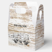 木のテクスチ素朴アディアウッドランドモノグラム フェイバーボックス (オープン)