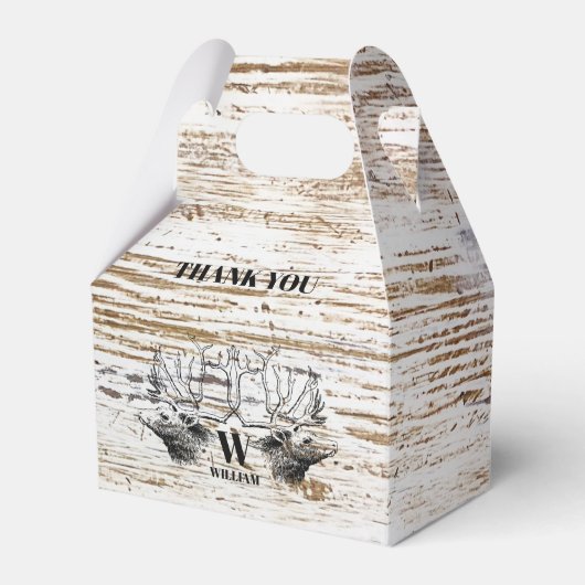 木のテクスチ素朴アディアウッドランドモノグラム フェイバーボックス (正面サイド)