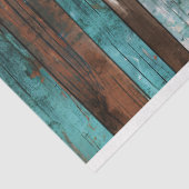 木のテクス素朴チャティール(緑がかった色)と茶色のデコページ 薄葉紙 (詳細)