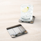 木のテーブルおよびモダンなスタイルのtatamiを使って: コースター (右側)