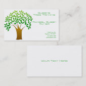 木のトリミングの名刺 名刺 (正面/裏面)