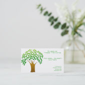 木のトリミングの名刺 名刺 (スタンド正面)