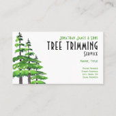 木のトリミング 名刺 (正面)