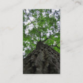 木のトリミング 名刺 (裏面)