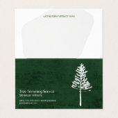 木のトリミング | 自然アウトドア | 造園 名刺 (外部フラット)