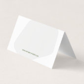 木のトリミング | 自然アウトドア | 造園 名刺 (裏面)