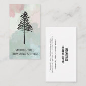 木のトリミング | 造園 | 庭師 名刺 (正面/裏面)