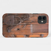 木のドアの南京錠 Case-Mate iPhoneケース (裏面(横))