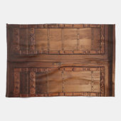 木のドア キッチンタオル (横)