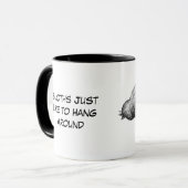 木のナマケモノ マグカップ (正面左)