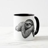 木のナマケモノ マグカップ (正面右)