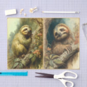 木のナマケモノ 薄葉紙 (クラフト)