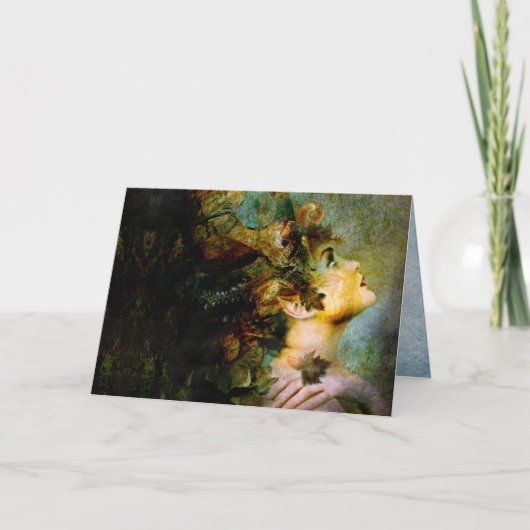 木のニンフ カード (正面)