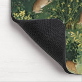 木のノウサギ マウスパッド (コーナー)