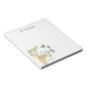 木のノートパッドの青い鳥 ノートパッド (アングル)