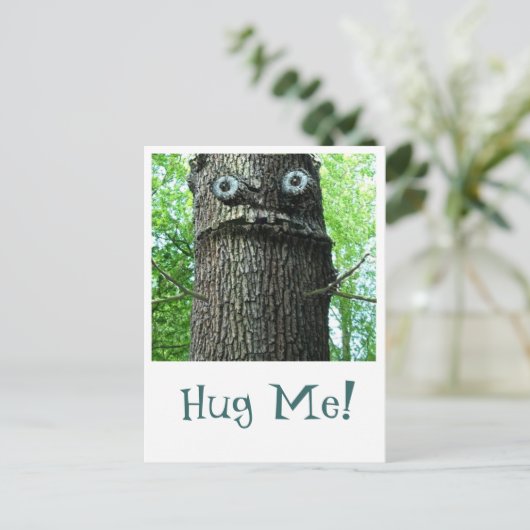 木のハギングポストカード ポストカード (スタンド正面)