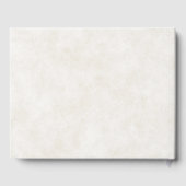 木のハートとバラのカントリー・ラブ ゲストブック (裏面)