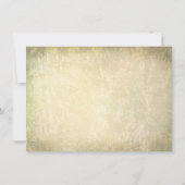 木のハート彫刻素朴なレシピカード (裏面)