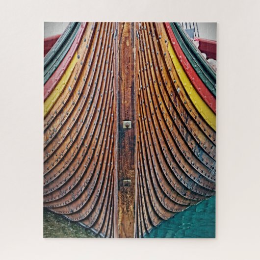 木のバイキングの船- 16x20 - 520 PCのジグソーパズル ジグソーパズル (縦)