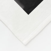 木のパペットBW フリースブランケット (角)
