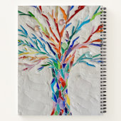 木のパーソナライズされた螺旋ノートブック ノートブック (裏面)