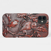 木のフクロウのiphone Case-Mate iPhoneケース (裏面(横))