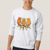 木のフクロウ スウェットシャツ (正面)