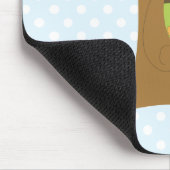 木のフクロウ マウスパッド (コーナー)