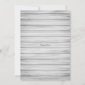 木のフローラ素朴の鳥が赤ちゃんシャワーを点灯 招待状 (裏面)