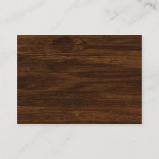 木のフローラ素朴ブーツまたは弓ジェンダーの明かす エンクロージャーカード (裏面)