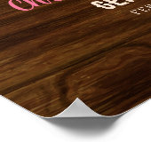 木のフローラ素朴ブーツまたは弓ジェンダーの明かす ポスター (角)