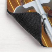 木のボートのいかりそして人生のブイ マウスパッド (コーナー)