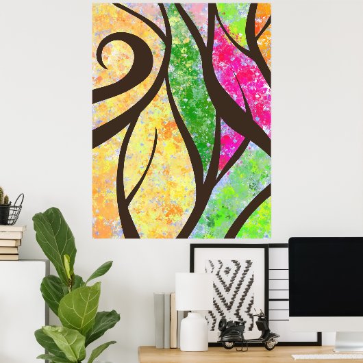 木のポスター ポスター (ホームオフィス)