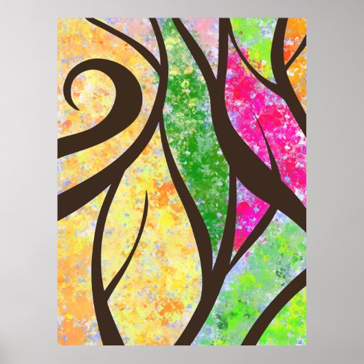 木のポスター ポスター (正面)