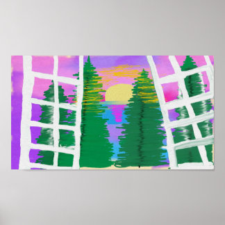 木のポスター ポスター