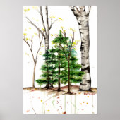 木のポスター ポスター (正面)