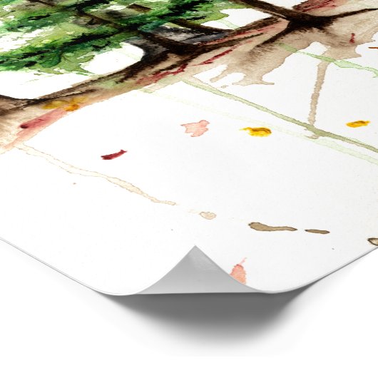 木のポスター ポスター (角)