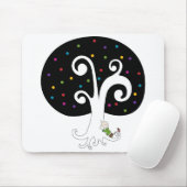 木のマウスパッドの下で夢を見ること マウスパッド (マウス)