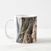 木のマグのアメリカフクロウ コーヒーマグカップ (左)