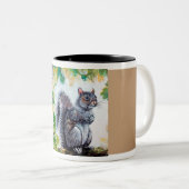 木のマグのリス ツートーンマグカップ (正面右)